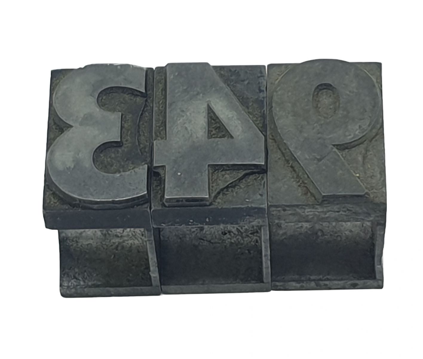 Type Metal Printing Press Blocks